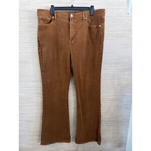 Gap 70's Flare brown corduroy's women's size 18/34